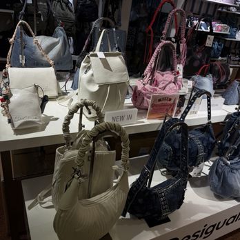 永安百貨 - Desigual purse ( faux leather and denim) section - Department Stores Near Me - Hong Kong, HK