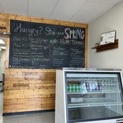 Menu and drinks