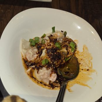 The Barn Skewers Noodles - Wontons in chili oil - Chinese Near Me - Arcadia, California
