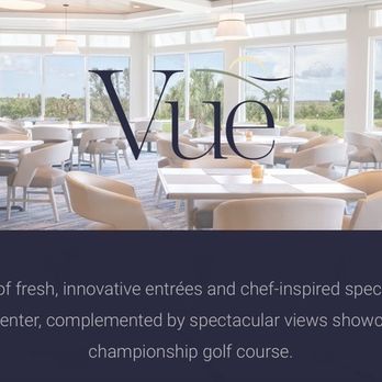 Vue - View of the interior and the amazing view out to the golf course at Shell Point - Wraps Near Me - Fort Myers, Florida Vue - View of the interior and the amazing view out to the golf course at Shell Point - Wraps Near Me - Fort Myers, Florida