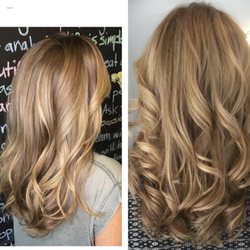 William Dean's Salon - Pinterest pic on the left. My hair on the right.
