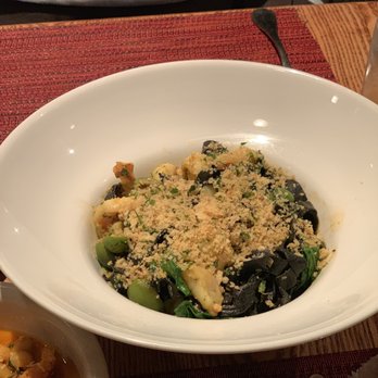 Mediterra Restaurant - Squid ink pasta. - Italian Near Me - Princeton, New Jersey Mediterra Restaurant - Squid ink pasta. - Italian Near Me - Princeton, New Jersey