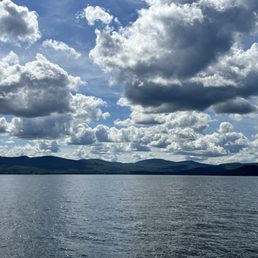 View of the mountains and clouds. View of the mountains and clouds.