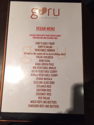 Menu photo 7 Guru Edmonton, AB