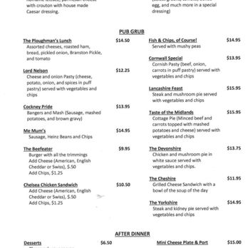 White Lion - Salads, Pub Grub, After Dinner - British Near Me - Tulsa, Oklahoma White Lion - Salads, Pub Grub, After Dinner - British Near Me - Tulsa, Oklahoma