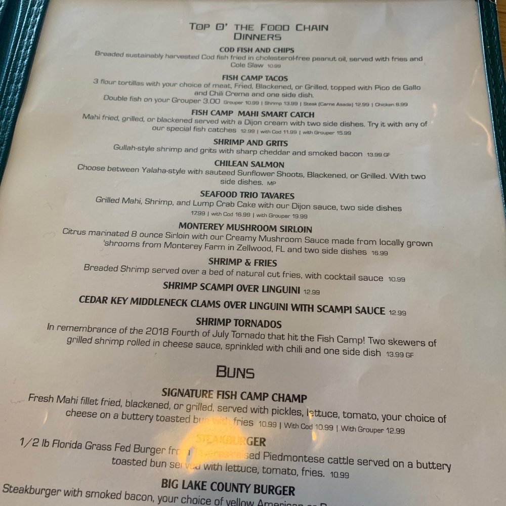 Fish Camp On Lake Eustis - Sea food - Seafood Near Me - Tavares, Florida Fish Camp On Lake Eustis - Sea food - Seafood Near Me - Tavares, Florida