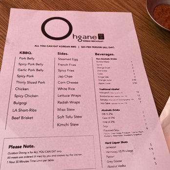 Ohgane KBBQ x Vons Chicken - Menu sept 23, 2020 - Barbeque Near Me - Alameda, California Ohgane KBBQ x Vons Chicken - Menu sept 23, 2020 - Barbeque Near Me - Alameda, California