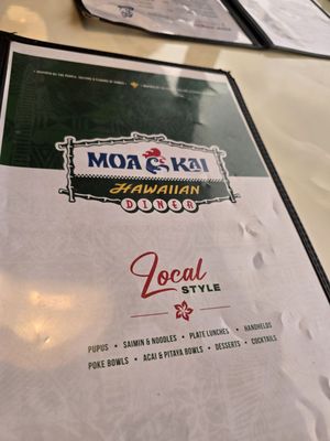 Menu photo 1 Moa Kai Hawaiian Diner Orlando, FL Menu photo 1 Moa Kai Hawaiian Diner Orlando, FL