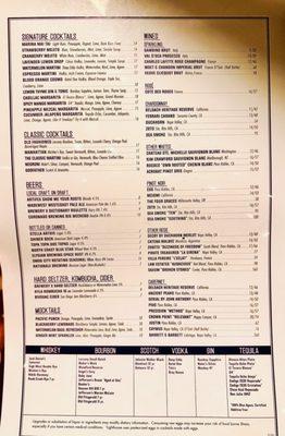 Menu photo 3 Lighthouse Newport Beach, CA