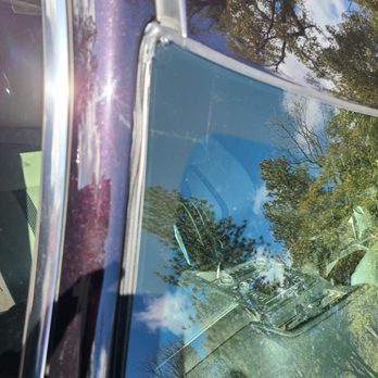 Low Cost Auto Glass - Weatherstripping all messed up as well upper left corner - Windshield Installation & Repair Near Me - Modesto, California Low Cost Auto Glass - Weatherstripping all messed up as well upper left corner - Windshield Installation & Repair Near Me - Modesto, California