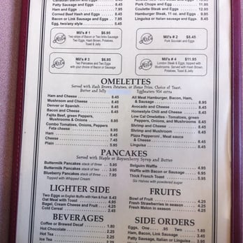 Mil’s Diner - Breakfast menu - Diners Near Me - Milpitas, California
