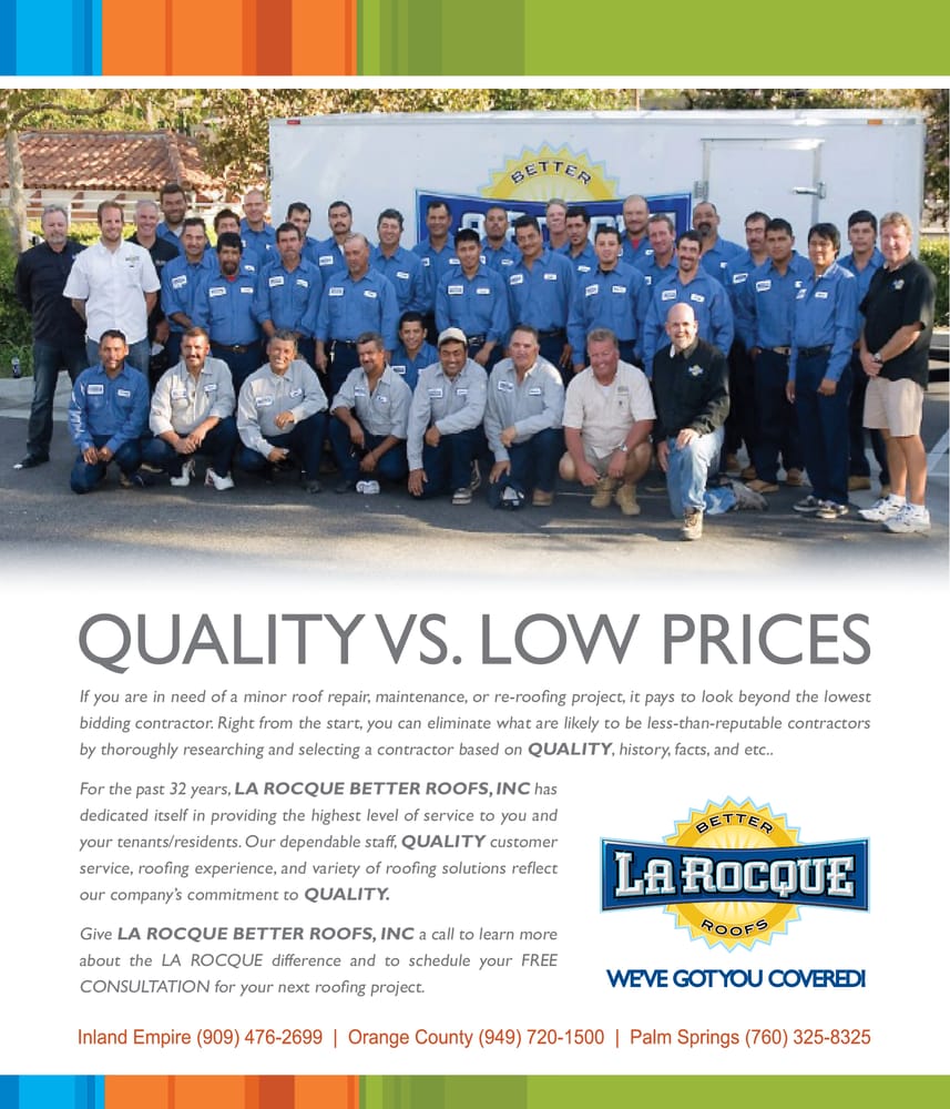 Slide of La Rocque Better Roofs