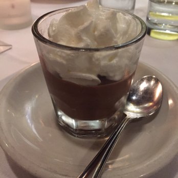 Le Rivage - A small chocolate mousse dessert. - French Near Me - New York, New York