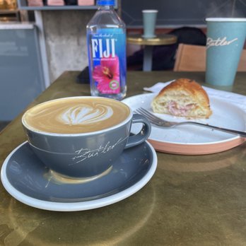 Butler - Flat white. Ham & cheese croissant. - Bakeries Near Me - Brooklyn, New York Butler - Flat white. Ham & cheese croissant. - Bakeries Near Me - Brooklyn, New York
