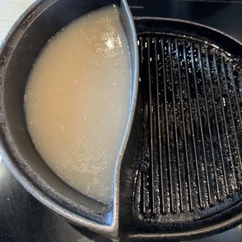 Halves Boiling Pot + Grill - Tonkatsu broth - Japanese Near Me - Foothill Ranch, California Halves Boiling Pot + Grill - Tonkatsu broth - Japanese Near Me - Foothill Ranch, California