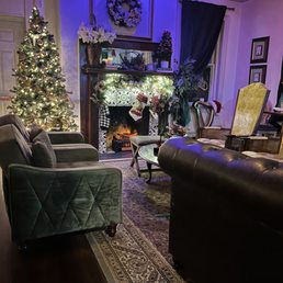 One of the dining areas