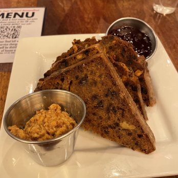 Hell's Kitchen - Sausage toast. The highlight of the meal for sure. - New American Near Me - Minneapolis, Minnesota Hell's Kitchen - Sausage toast. The highlight of the meal for sure. - New American Near Me - Minneapolis, Minnesota