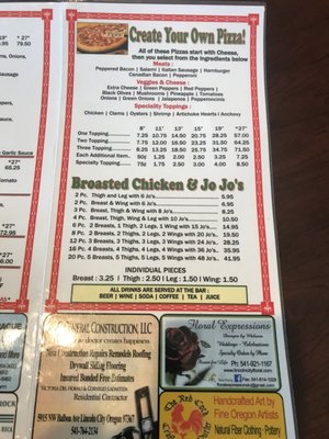 Menu photo 5 Gallucci's Pizzeria Lincoln City, OR