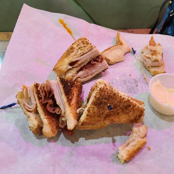 9er's Grill - Turkey club (minus lettuce) - American Near Me - Houston, Texas 9er's Grill - Turkey club (minus lettuce) - American Near Me - Houston, Texas