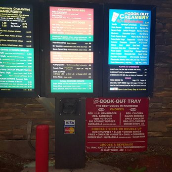 Cook-Out - Menu - Fast Food Near Me - Henrico, Virginia