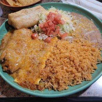 El Indio Mexican Restaurant - Another combination plate. I think this was my first time getting the three. That is a lot of food for, I think, $14. - Mexican Near Me - Melbourne, Florida El Indio Mexican Restaurant - Another combination plate. I think this was my first time getting the three. That is a lot of food for, I think, $14. - Mexican Near Me - Melbourne, Florida