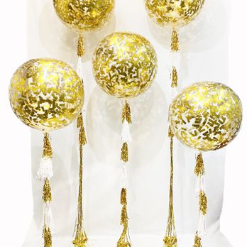 Top Hat Balloon Werks - Confetti Balloons with tassels - Balloon Services Near Me - Mission Viejo, California Top Hat Balloon Werks - Confetti Balloons with tassels - Balloon Services Near Me - Mission Viejo, California