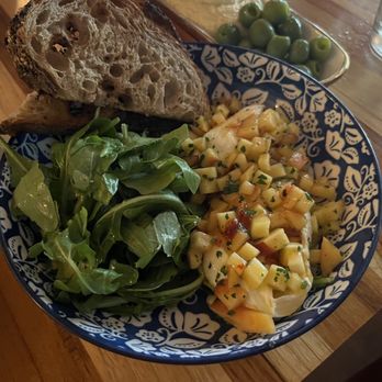 Olea - Peach salad - Mediterranean Near Me - Philadelphia, Pennsylvania