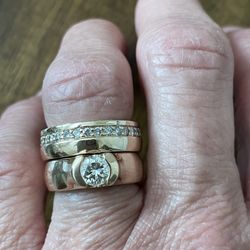 Billie's Custom Jewelers - Wedding ring set redo