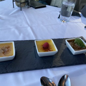 Chart House - Creme brûlée trio - Seafood Near Me - Portland, Oregon Chart House - Creme brûlée trio - Seafood Near Me - Portland, Oregon