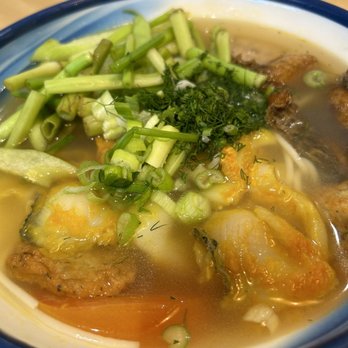 Ganh Vietnamese Kitchen - Signature fish noodle (Bun Ca Dac Biet) - Vietnamese Near Me - Vancouver, British Columbia