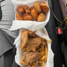 1/2 Chicken Dinner  Broccoli Bites Jalapeno Pepper