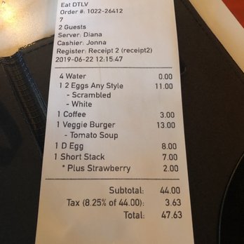 Eat. - Our bill - New American Near Me - Las Vegas, Nevada