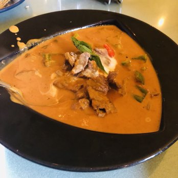 On Rice - Beef Thai curry - Thai Near Me - Bellingham, Washington