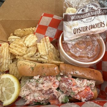 The Lobster Man - #1 Signature Lobster Roll w/ the Manhattan Claw Chowder - Seafood Markets Near Me - Vancouver, British Columbia