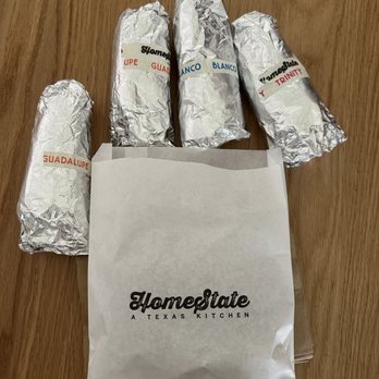 HomeState - Homestate to go - 4 breakfast tacos. - Tacos Near Me - Pasadena, California