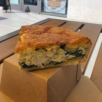 Rolling Out Cafe - Corn & Zucchini Quiche - Bakeries Near Me - San Diego, California