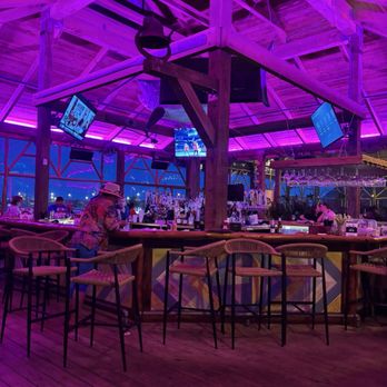 Conchy Joe's - Back bar. Huge drinks! - Seafood Near Me - Jensen Beach, Florida