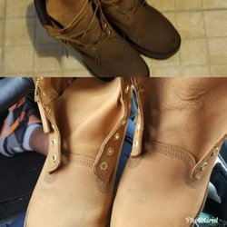 Michaels Shoe Repair - Before and after!!!