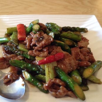New Canton Restaurant - Asparagus beef - Chinese Near Me - San Carlos, California