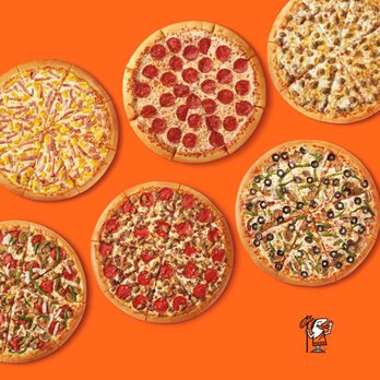 Little Caesars - a variety of pizzas on an orange background - Pizza Near Me - Tuba City, Arizona Little Caesars - a variety of pizzas on an orange background - Pizza Near Me - Tuba City, Arizona