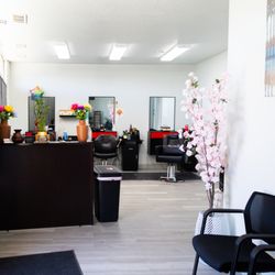 Kay’s Hair & Nails - Entry way and seated area at Kay's Hair & Nails.