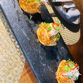 Toca Madera Scottsdale - Chicken Tinga taco - Mexican Near Me - Scottsdale, Arizona Toca Madera Scottsdale - Chicken Tinga taco - Mexican Near Me - Scottsdale, Arizona