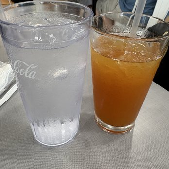Eggs Up Grill - Water and Peach Tea - Waffles Near Me - Olive Branch, Mississippi Eggs Up Grill - Water and Peach Tea - Waffles Near Me - Olive Branch, Mississippi
