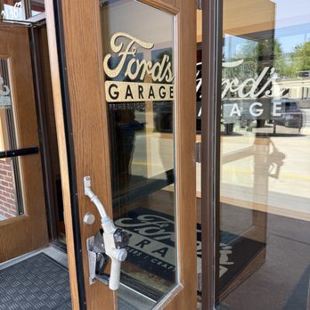 Ford's Garage Dearborn - Cute door handles. The theming throughout was excellent! - Burgers Near Me - Dearborn, Michigan Ford's Garage Dearborn - Cute door handles. The theming throughout was excellent! - Burgers Near Me - Dearborn, Michigan
