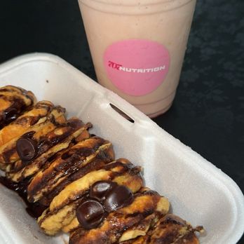 7O7 Nutrition - Protein donut (customer appreciation day) strawberry cheesecake - Juice Bars & Smoothies Near Me - Suisun City, California 7O7 Nutrition - Protein donut (customer appreciation day) strawberry cheesecake - Juice Bars & Smoothies Near Me - Suisun City, California