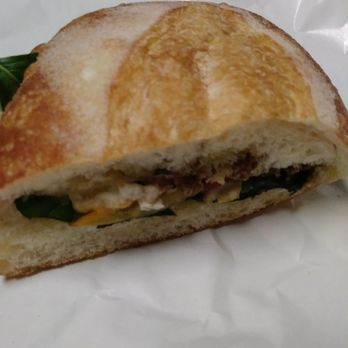 The Baker's Mark - Half of my Caprese sandwich. - Sandwiches Near Me - Portland, Oregon The Baker's Mark - Half of my Caprese sandwich. - Sandwiches Near Me - Portland, Oregon