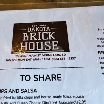 Dakota Brick House - Pizza Near Me - Vermillion, South Dakota Dakota Brick House - Pizza Near Me - Vermillion, South Dakota