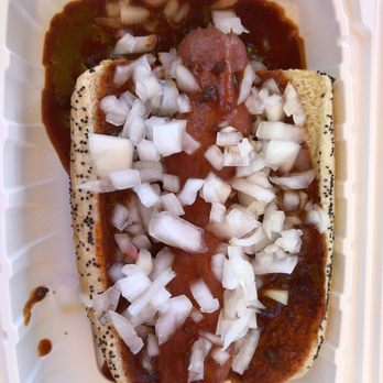 Chicago Dog Express - Jumbo Santa Fe dog. Get it with red Chile. - Hot Dogs Near Me - Santa Fe, New Mexico Chicago Dog Express - Jumbo Santa Fe dog. Get it with red Chile. - Hot Dogs Near Me - Santa Fe, New Mexico