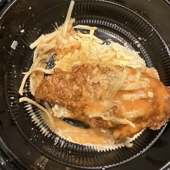 Jacob's Pickles Time Out Market - Buffalo chicken- sauce was very sweet - Comfort Food Near Me - Brooklyn, New York