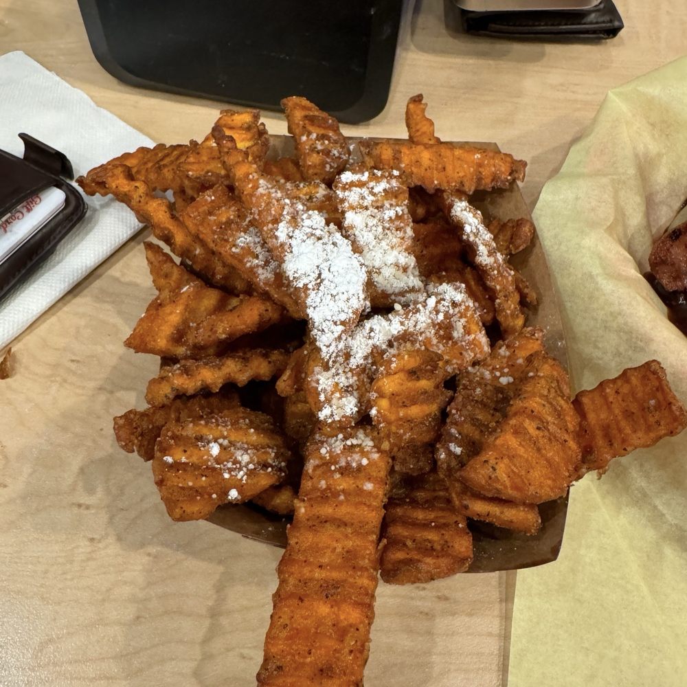 Sylvester's Burgers - Sweet potato fries - Burgers Near Me - Atascadero, California Sylvester's Burgers - Sweet potato fries - Burgers Near Me - Atascadero, California